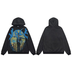 Vale Forever Dark Scarecrow Vintage Pullover Hoodie