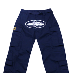 Corteiz Guerillaz* Cargo Pants Navy