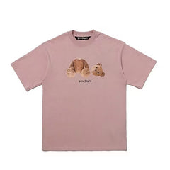 Palm Angels Dusty Pink Teddy Bear Tee