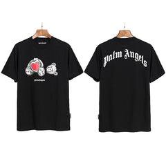 Palm Angels Heart Teddy Bear Tee