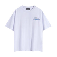 AMIRI White Varsity Embroidered Tee