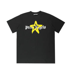 Palm Angels Gothic Star Graphic Oversized Tee