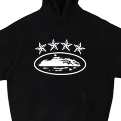 Corteiz 4Starz Alcatraz Hoodie Black