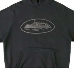 Corteiz Alcatraz Hoodie Black