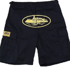 Corteiz Guerillaz 21 Shorts Black/ Yellow