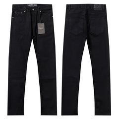 LOST SHDWS Black Wax Denim Pants