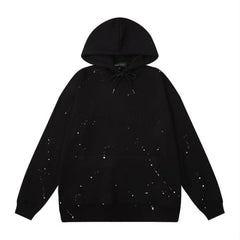 Purple Brand All‑Over Paint Splatter Street‑wear Hoodie
