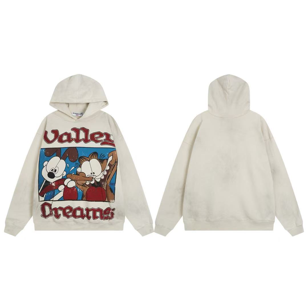 Vale Forever Retro Cartoon Vintage Pullover Hoodie