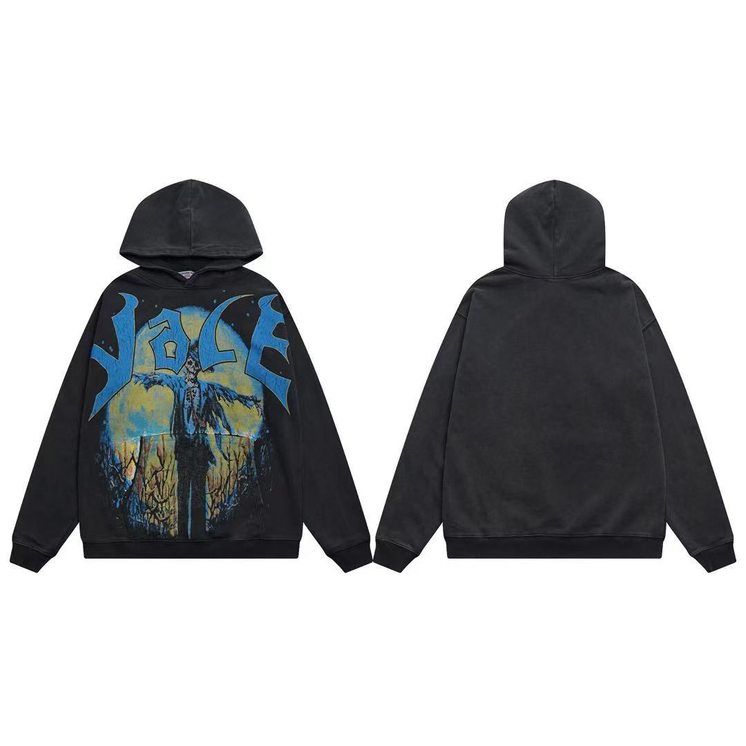 Vale Forever Dark Scarecrow Vintage Pullover Hoodie