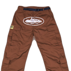 Corteiz Guerillaz* Cargo Pants Brown