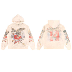 Vale Forever Valley Dreams Eagle Zip Hoodie