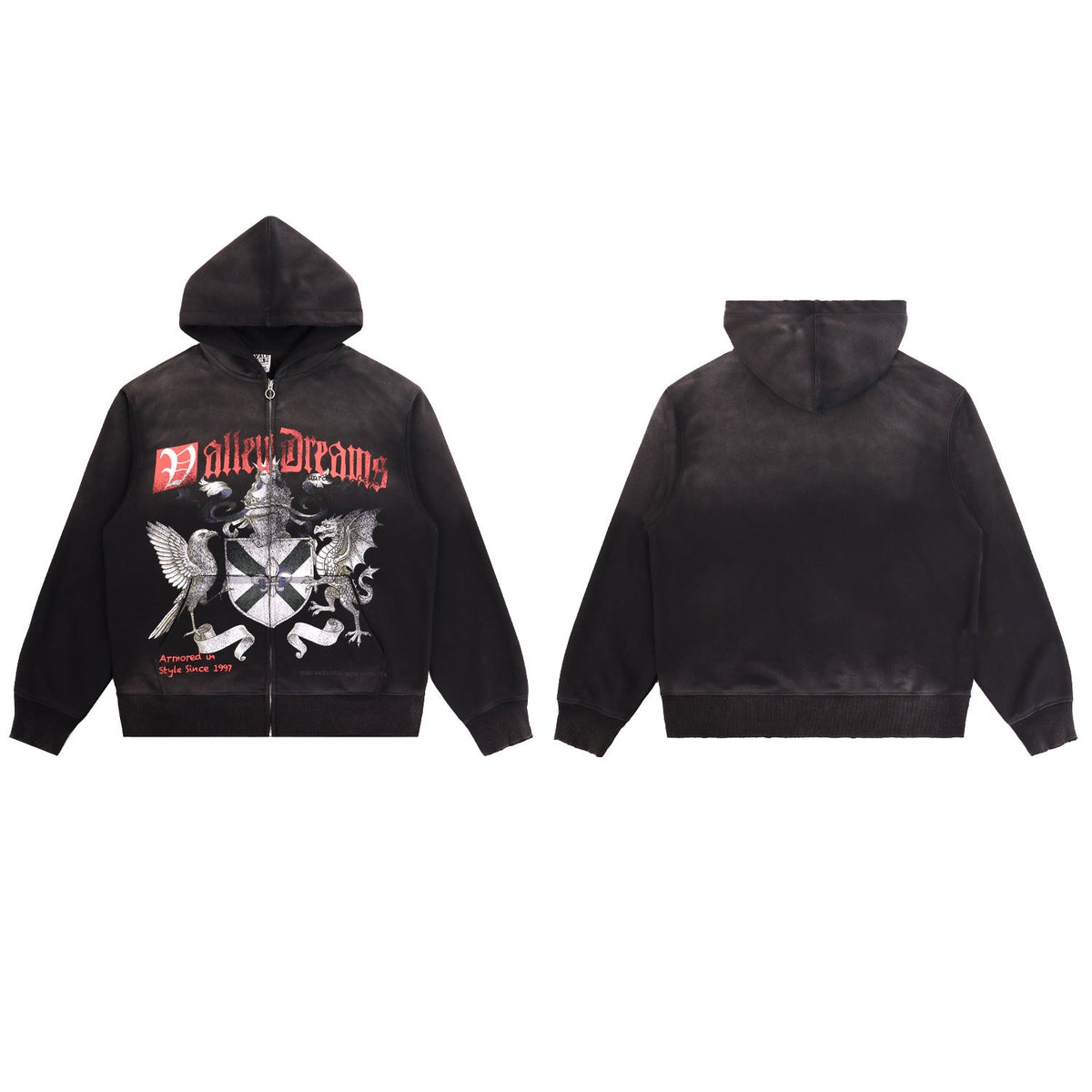 Vale Forever Gothic Crest Hoodie