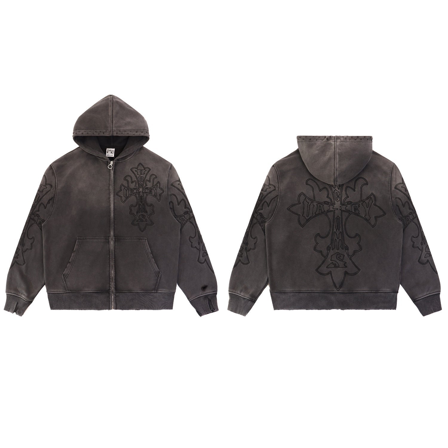 Vale Forever Cross Zip Hoodie