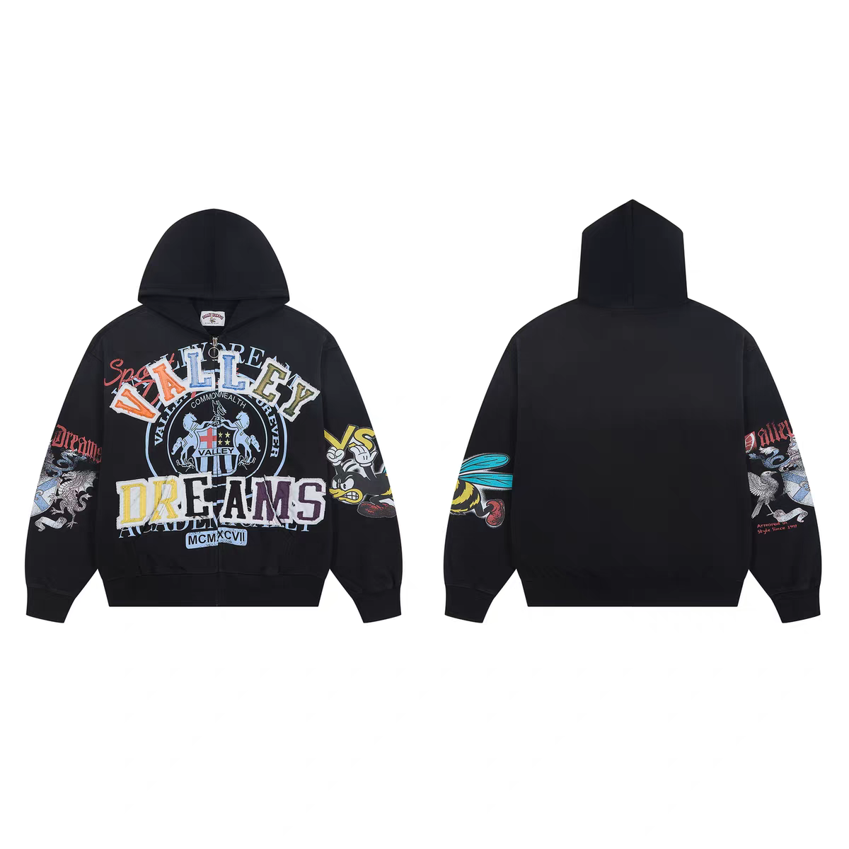 Vale Forever Chenille Zip Hoodie