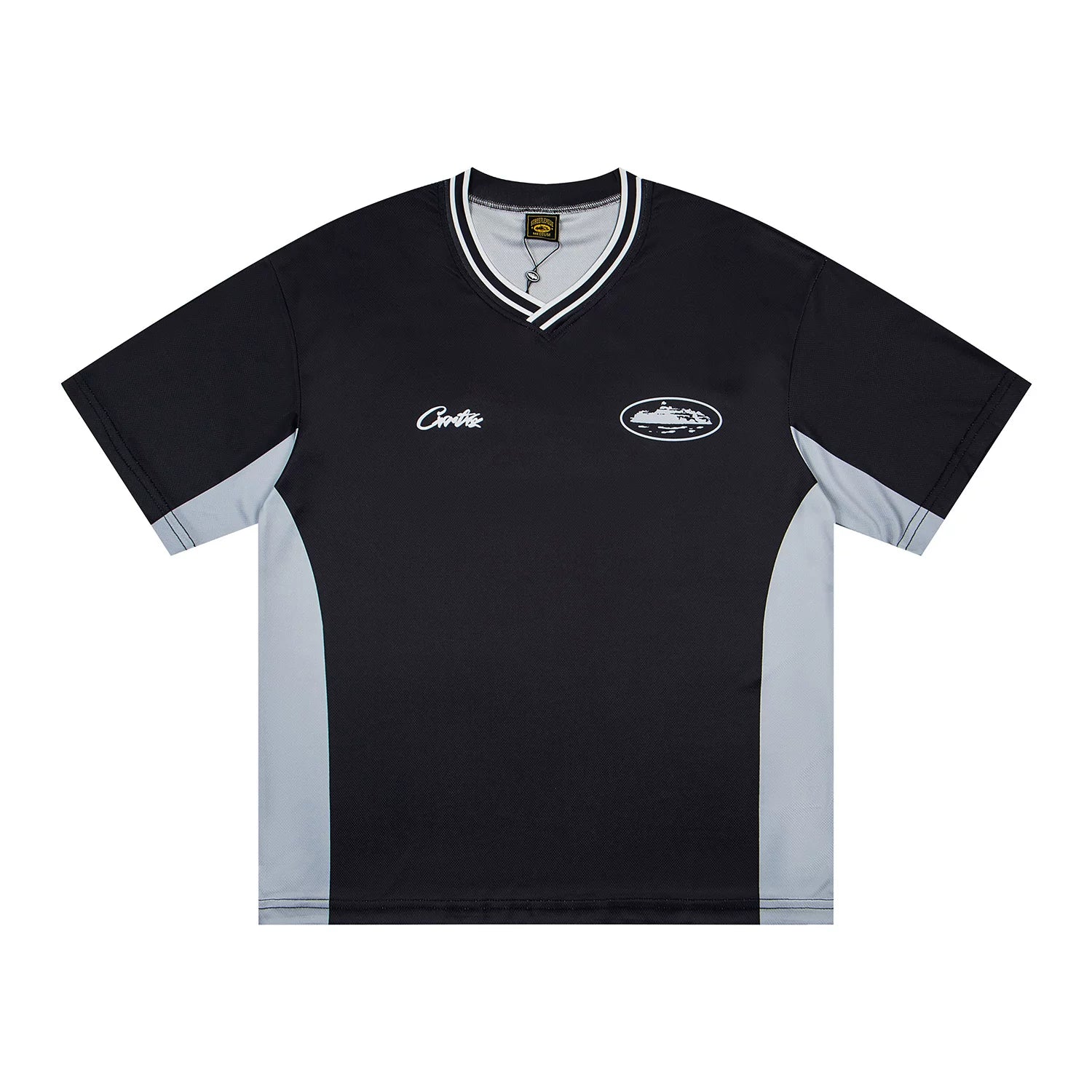 Cortez Island Training Jersey Devil's Island V-neck Short sleeved Shirt Tee Quick drying