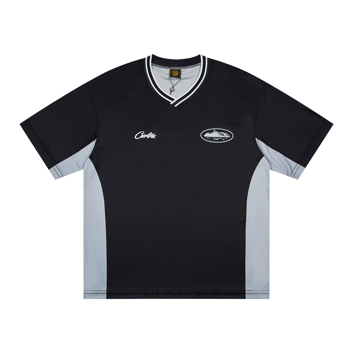 Cortez Island Training Jersey Devil's Island V-neck Short sleeved Shirt Tee Quick drying