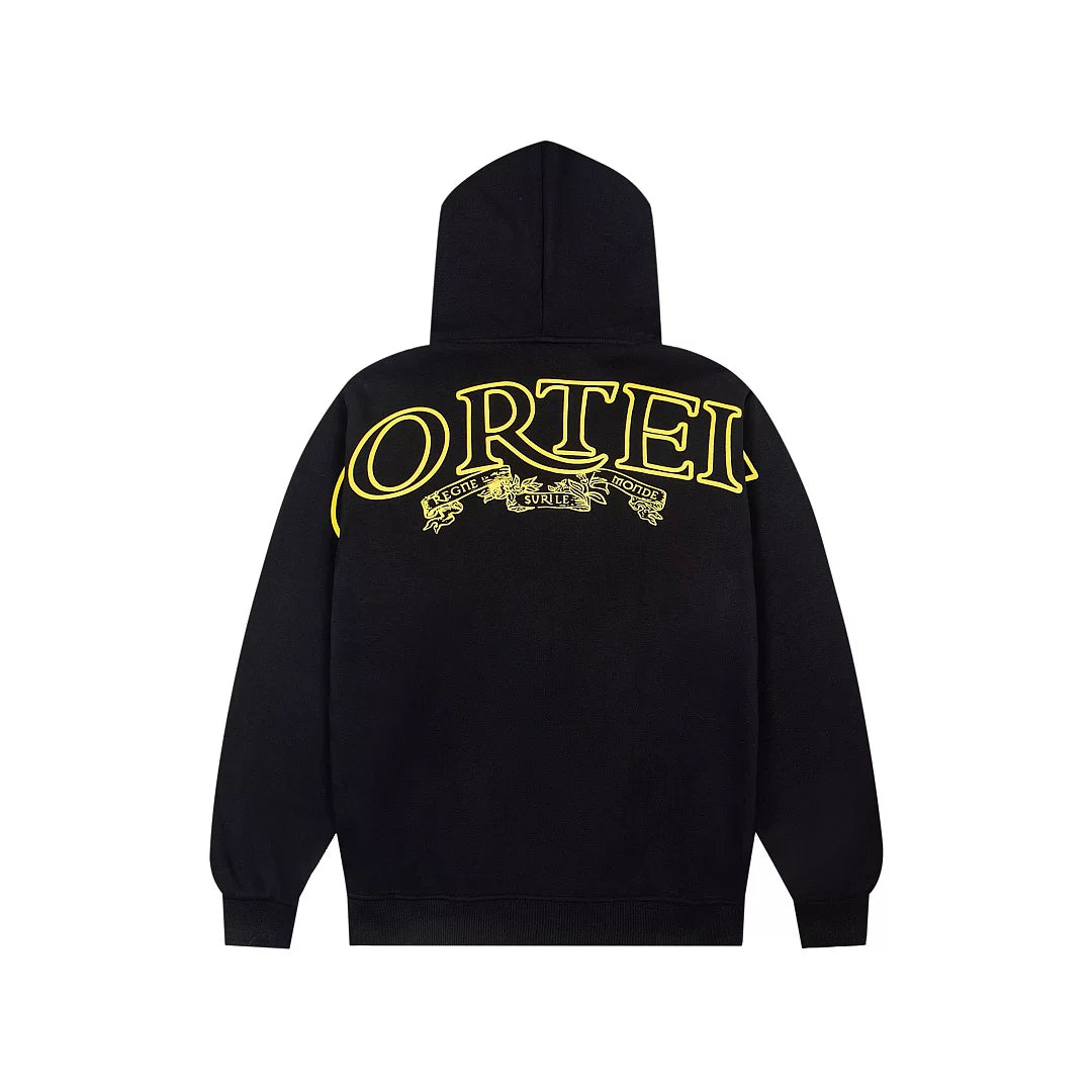 corteiz hoodie美潮高街休闲字母logo印花宽松加绒开衫连帽卫衣男