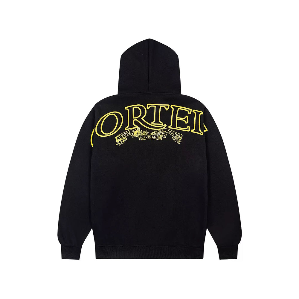 corteiz hoodie美潮高街休闲字母logo印花宽松加绒开衫连帽卫衣男