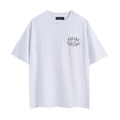 AMIRI White Minimal Logo Oversized Casual Tee