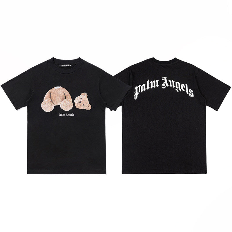 Palm Angels Black Teddy Bear Graphic Tee