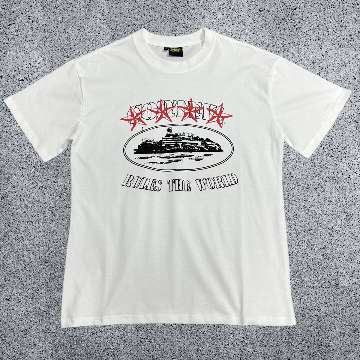 Corteiz Rules The World T-Shirt  White