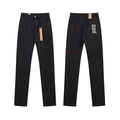 Ksubi Brush Streak Black Straight Denim Jeans