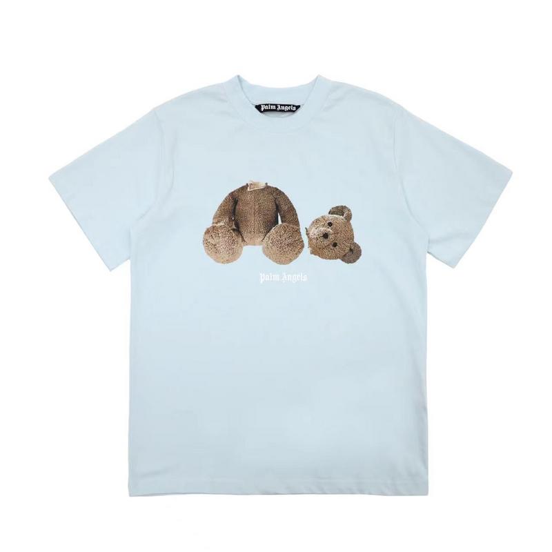Palm Angels Light Blue Teddy Bear Tee