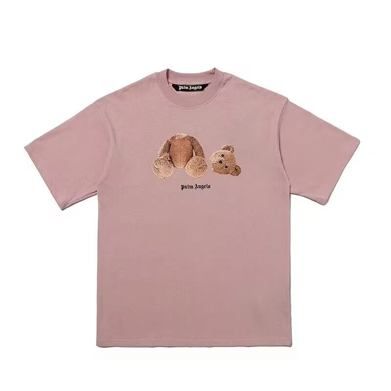 Palm Angels Dusty Pink Teddy Bear Tee