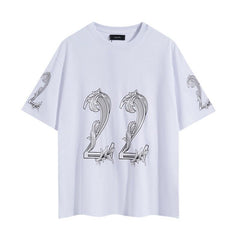 AMIRI White Ornate 22 Graphic Tee