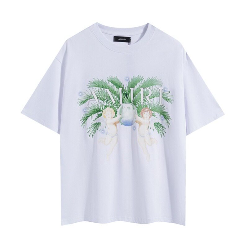 AMIRI White Cherub Angel Graphic Tee