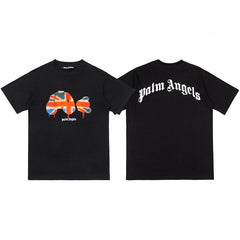 Palm Angels Black Flag Teddy Bear Tee