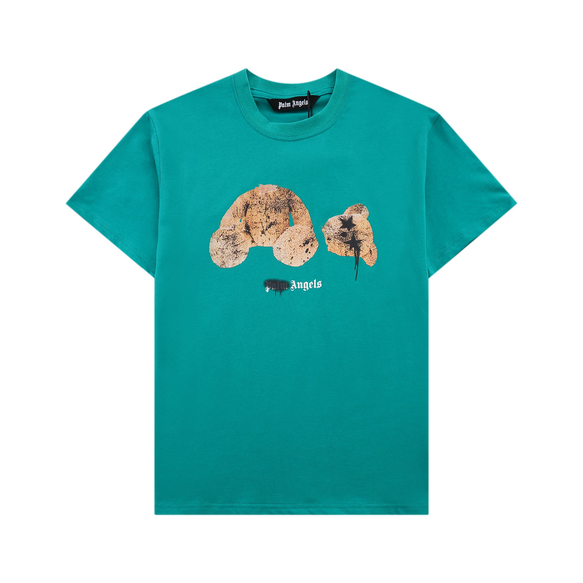 Palm Angels Distressed Teddy Bear Tee