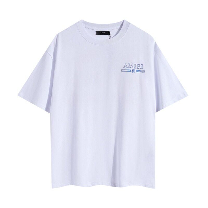 AMIRI White Varsity Embroidered Tee