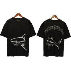 Palm Angels Shark Graphic Oversized T-Shirt