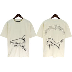 Palm Angels Shark Graphic Oversized T-Shirt