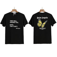 Palm Angels Butterfly Graphic Oversized Tee