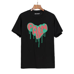 Palm Angels Dripping Heart Graphic Tee