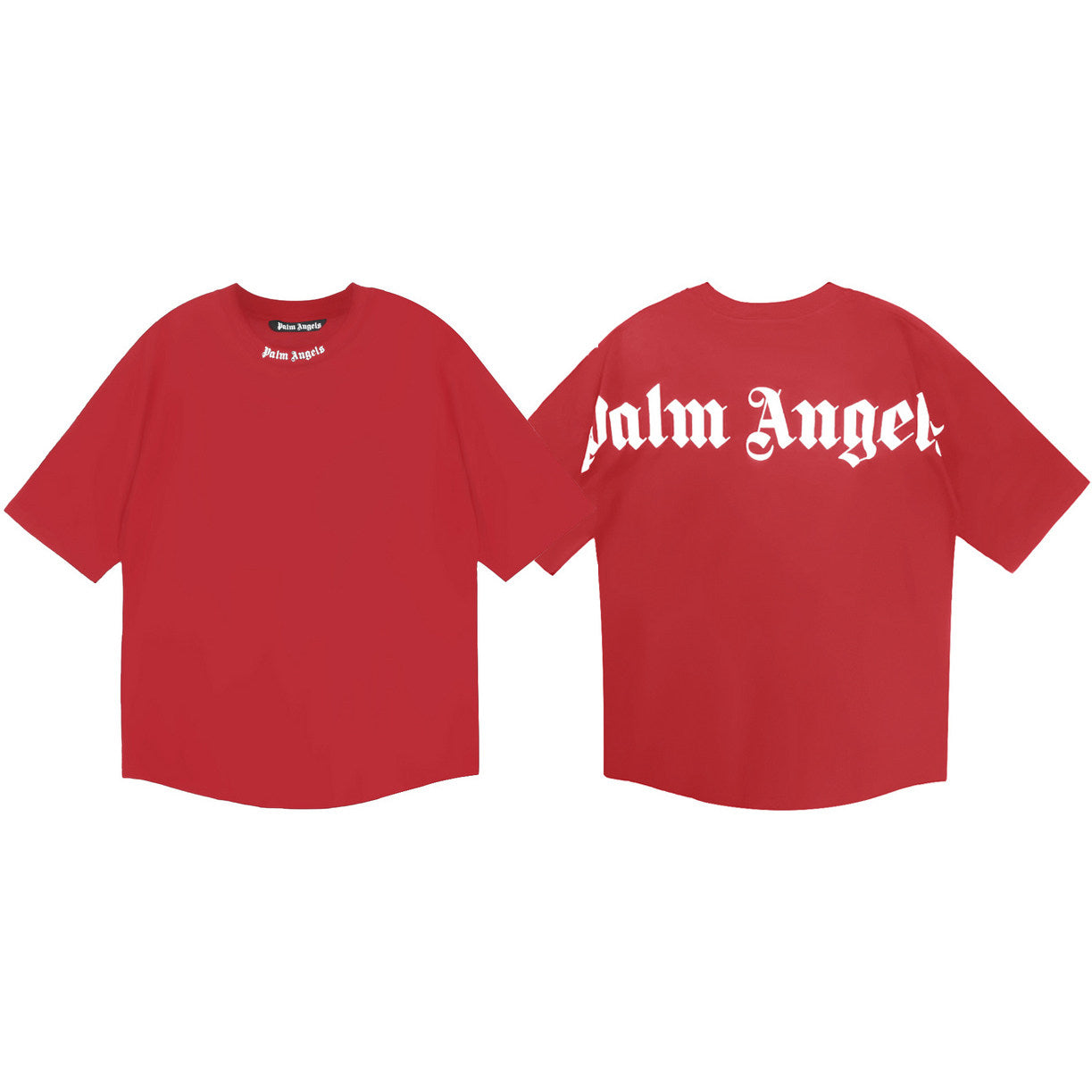 Palm Angels Arched Logo Oversized Tee