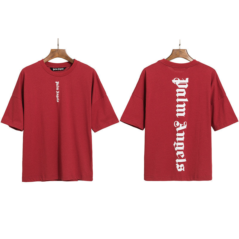 Palm Angels Vertical Logo Oversized Tee
