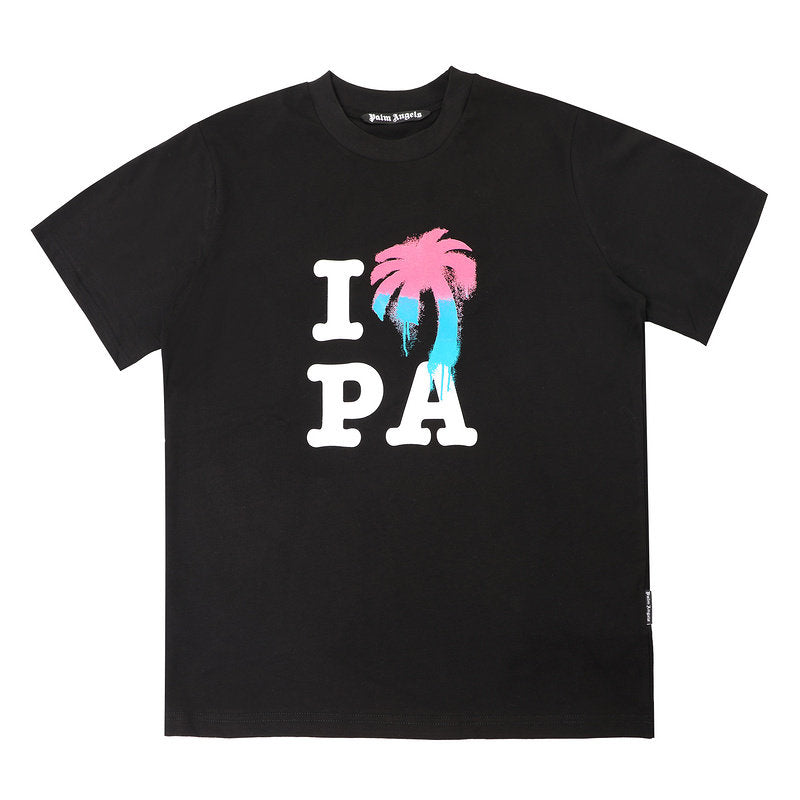 Palm Angels Dripping Palm Tree Graphic Tee