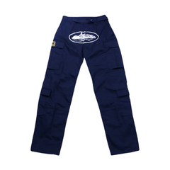 Corteiz Guerillaz* Cargo Pants Navy