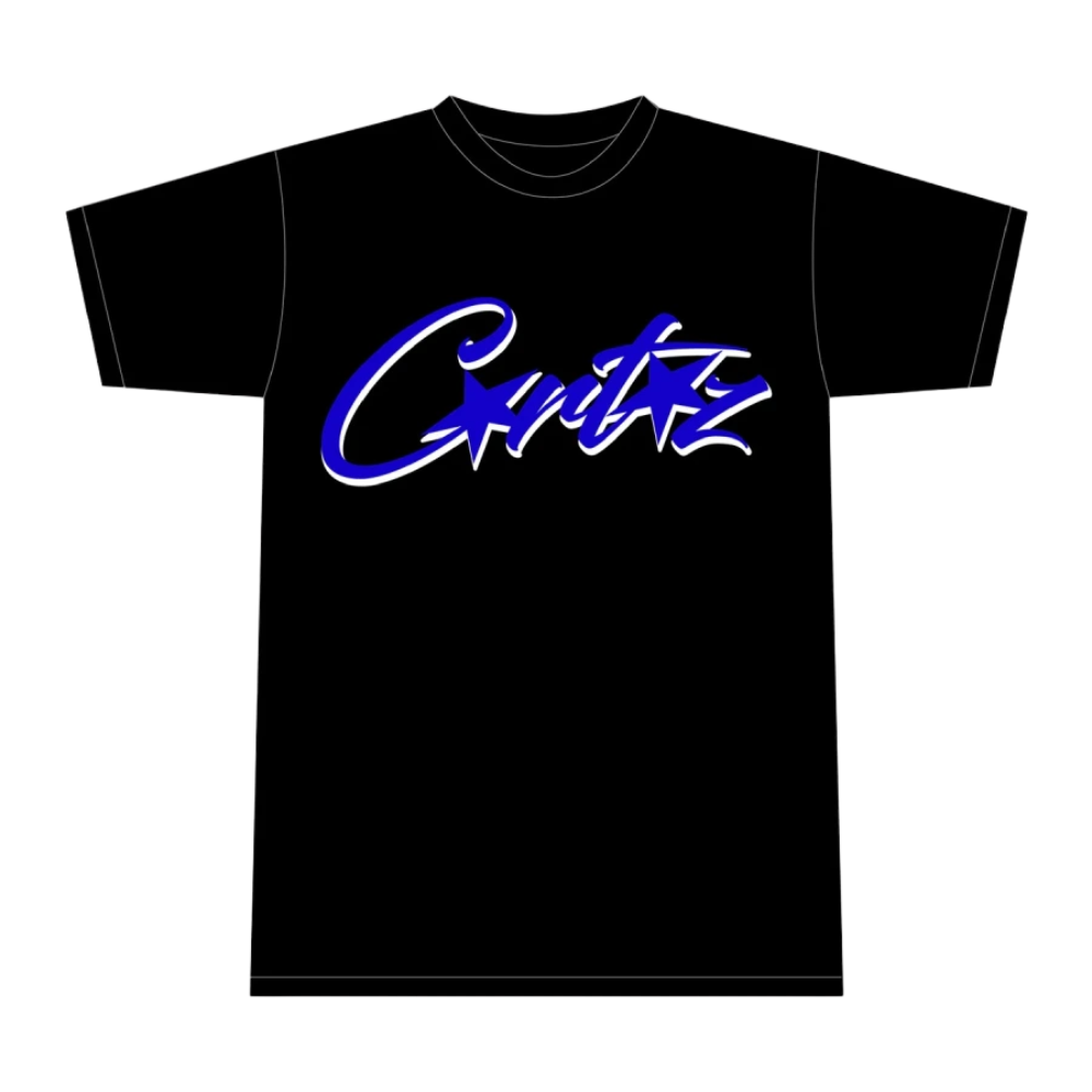 Corteiz Allstarz T-shirt Black/Blue
