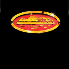 Corteiz Shiny Alcatraz T-shirt Black