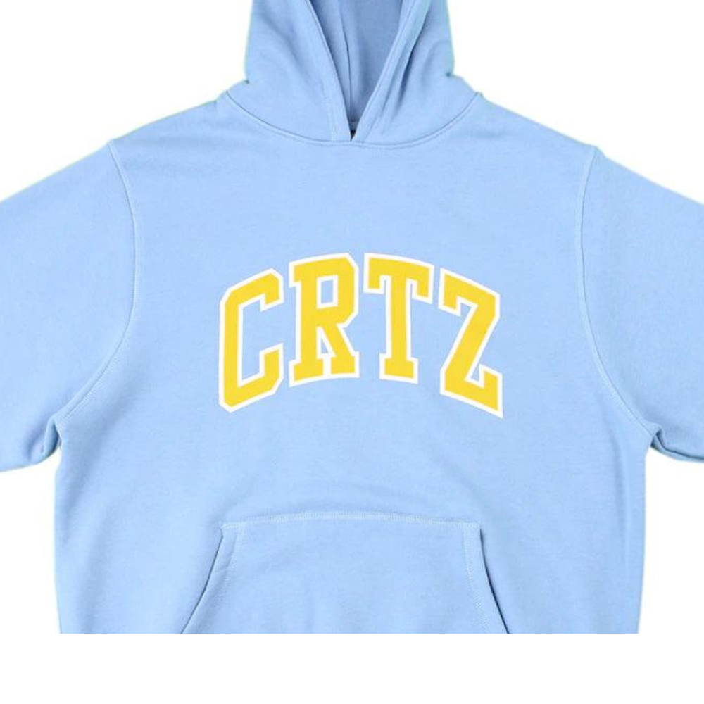 Corteiz Dropout Hoodie Baby Blue