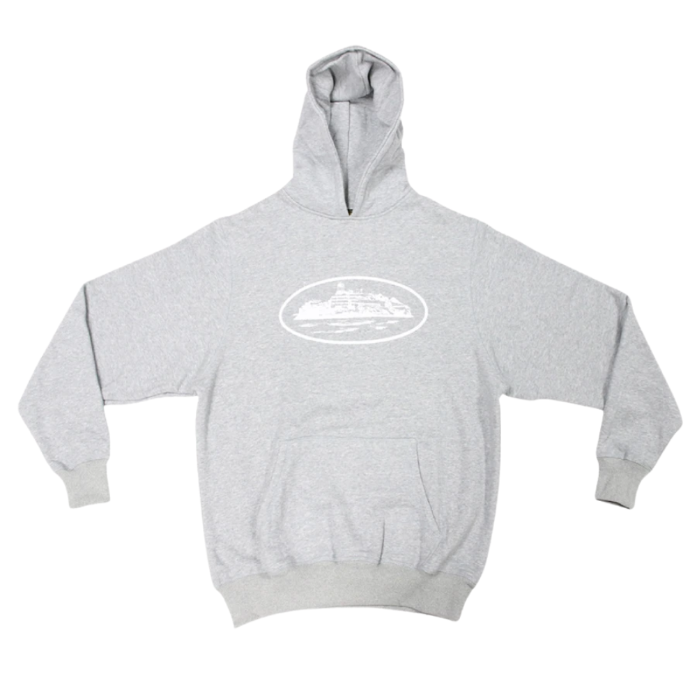 Corteiz Alcatraz Hoodie Grey