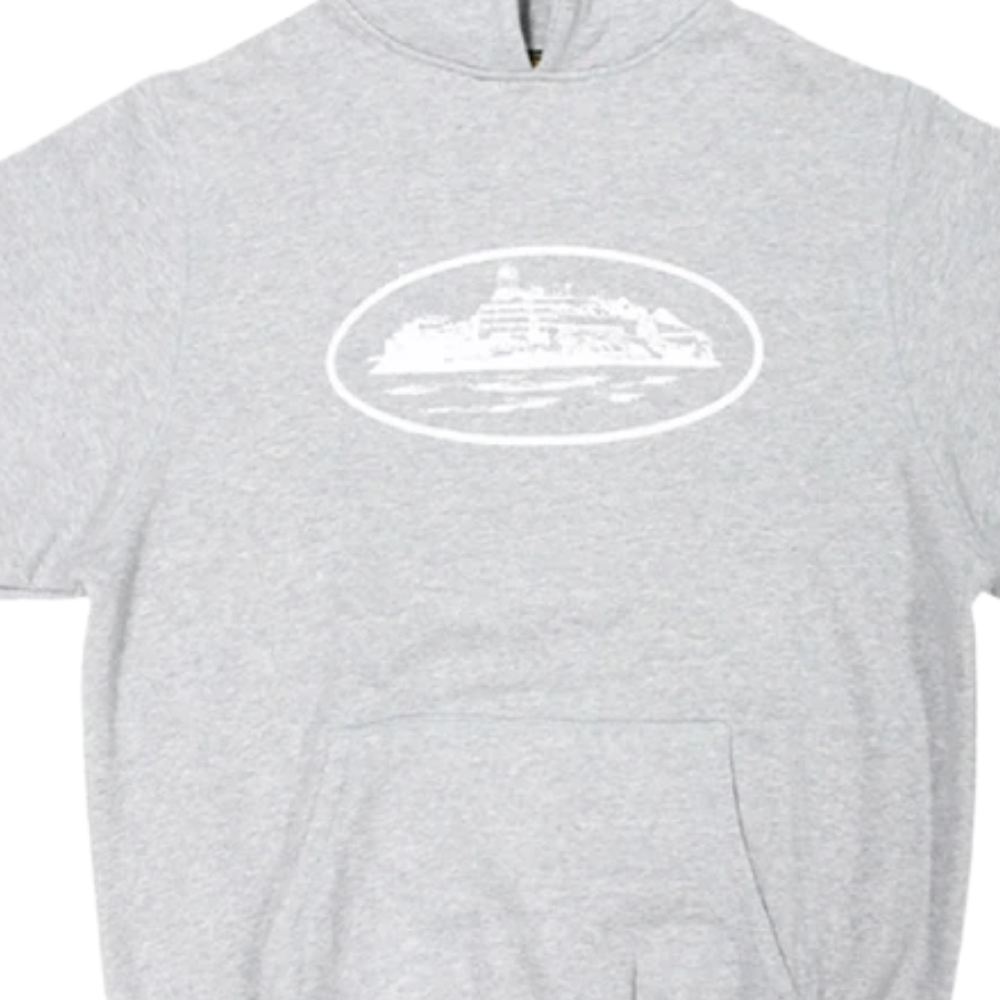Corteiz Alcatraz Hoodie Grey