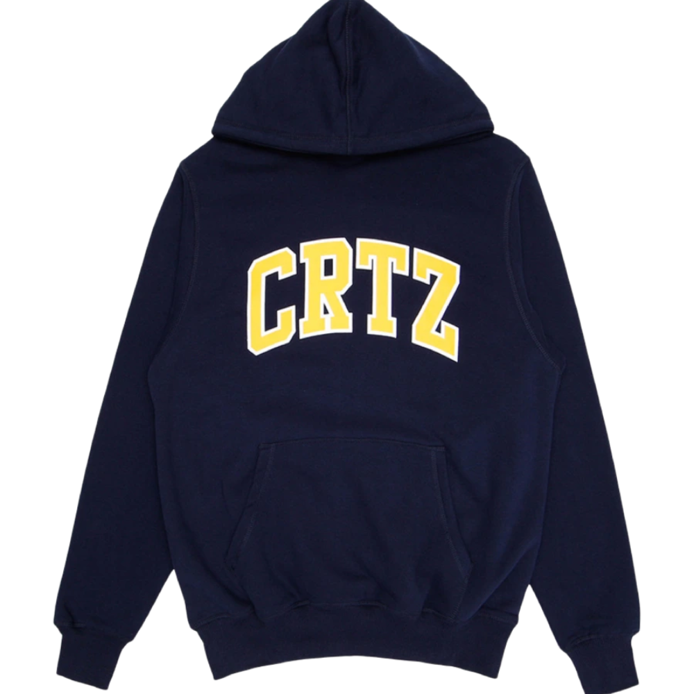 Corteiz Crtz Dropout Hoodie Navy