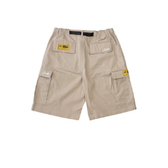 Corteiz Guerillaz 21 Cargo Shorts Beige