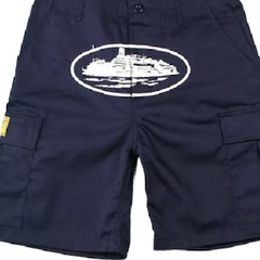 Corteiz Guerillaz Shorts Navy