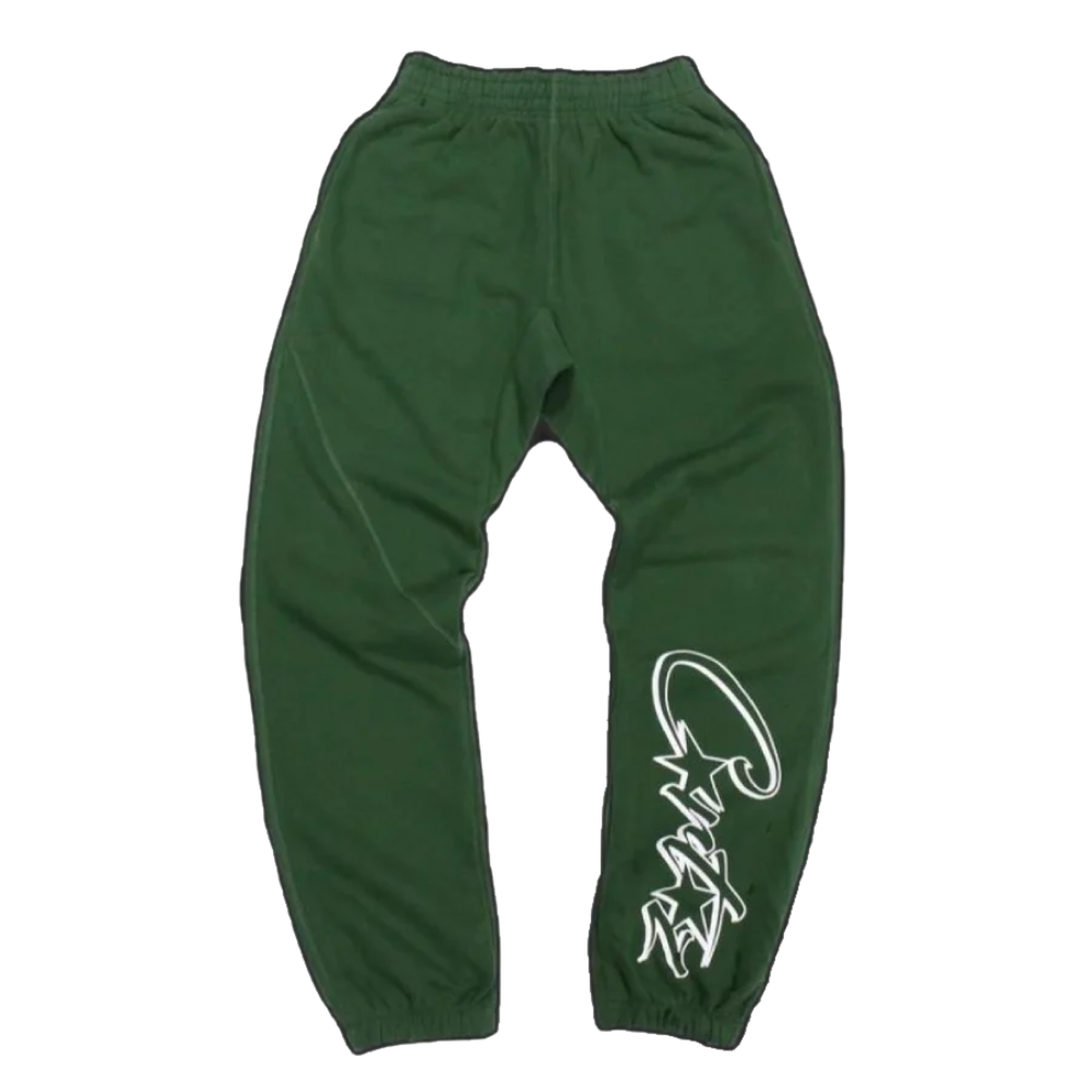 Corteiz Dropout Joggers Green